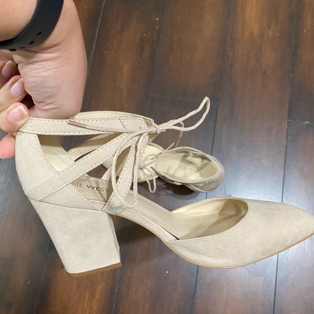 Nine West Nude heels